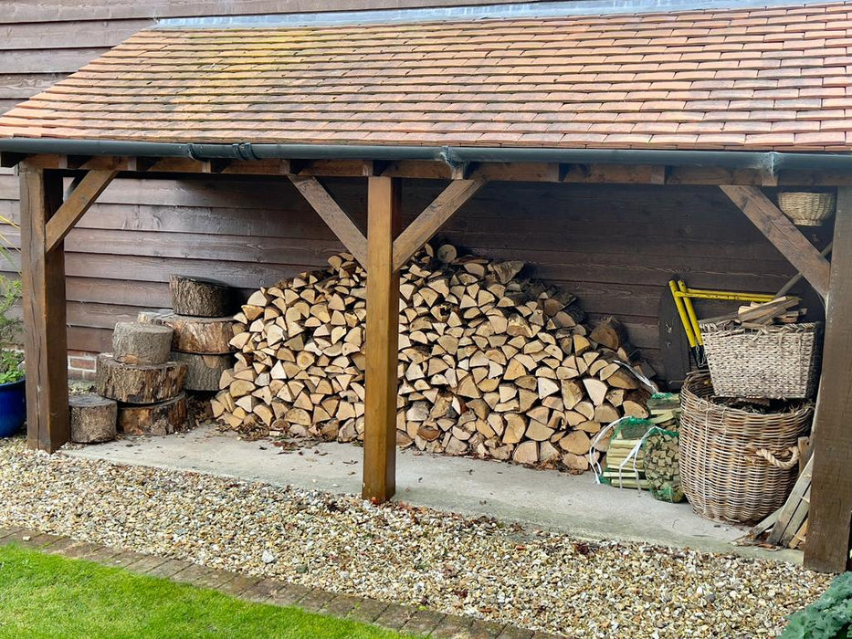 16" Kiln Dried Mixed Hardwood Logs Builders Tonne Size Sack