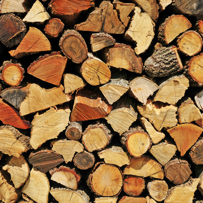 9" Part Seasoned Softwood Logs - Builder's Tonne (Tipped)
