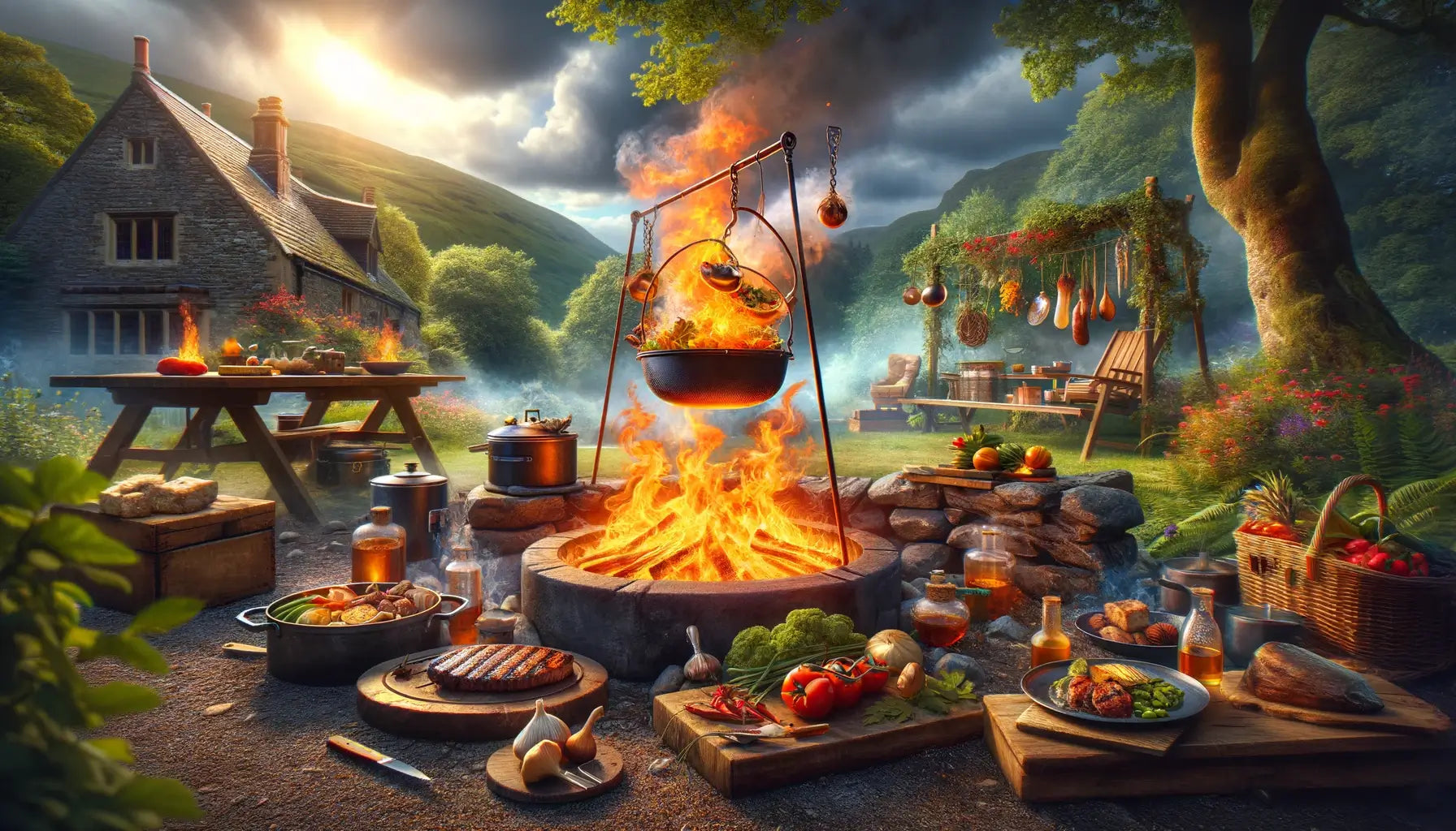 Flames and Flavours: The Ultimate Guide to Campfire and Wood Fire Cook ...