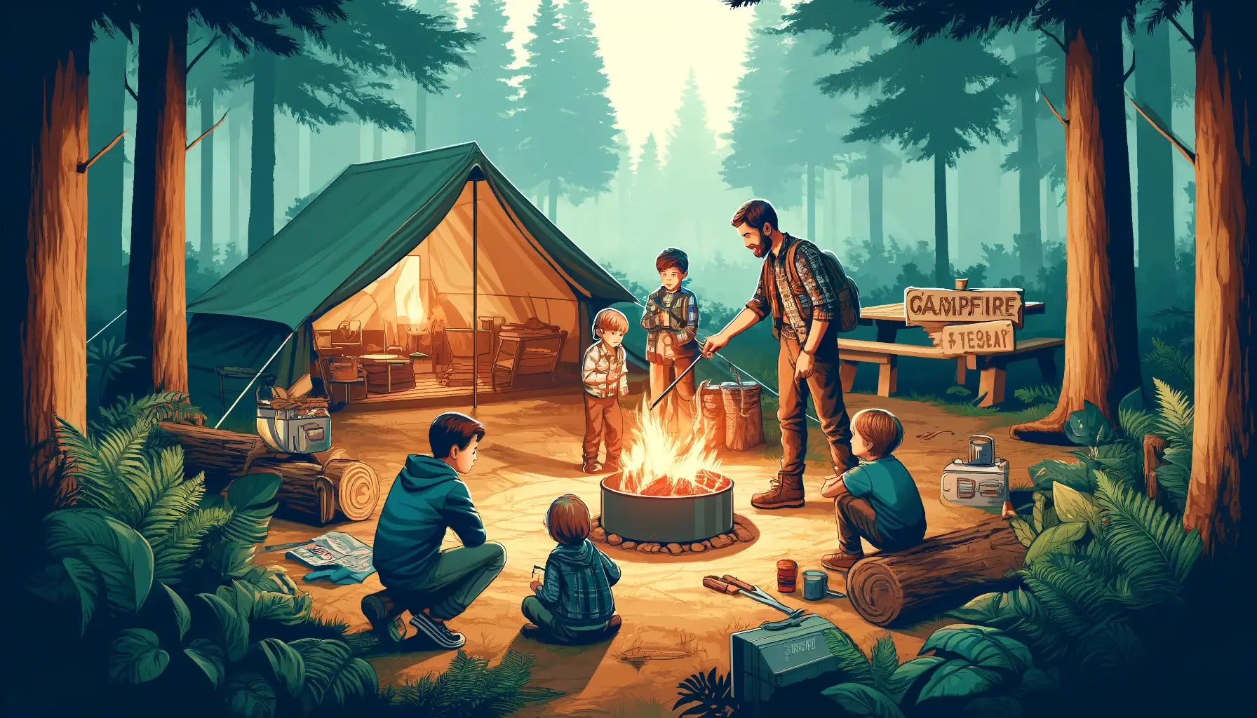 Campfire Safety for Kids: 7 Key Lessons Every Young Camper Should Learn