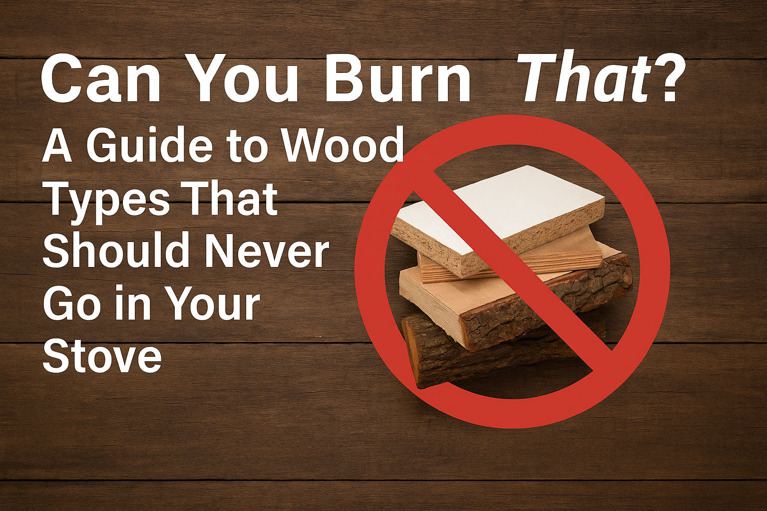 Can You Burn That? A Guide to Wood Types That Should Never Go in Your Stove