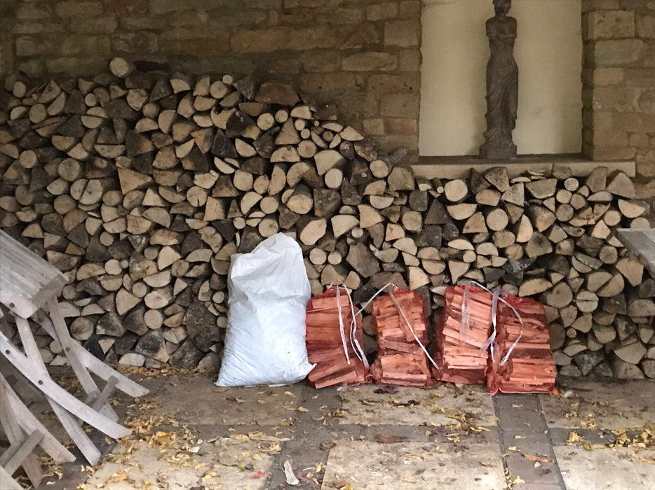 10" Part Seasoned Mixed Hardwood - Builder's Tonne (BULK BUY SAVE £128)