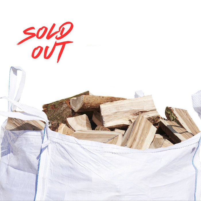 16" Kiln Dried Mixed Hardwood Logs Builders Tonne Size Sack